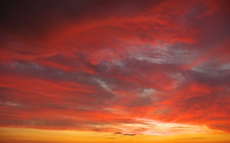 Dramatics sunset sky for background