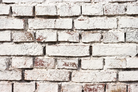 Wall for background texture with white bricks