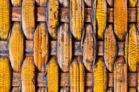 Wicker texture to background usageの写真素材