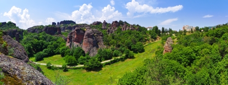 Belogradchik Rocks formation in Bulgariaの写真素材