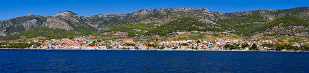 Bol town on Brac island in Croatia