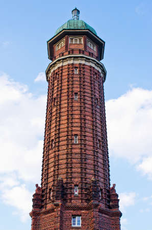 Water tower in Jungfernheide park in Berlin - Germanyの写真素材