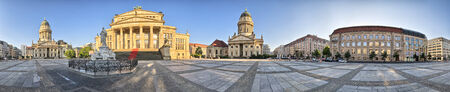 Scenery on gendarmenmarkt in Berlin - Germany