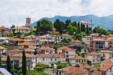 Ohrid town in Republic of Macedoniaの写真素材