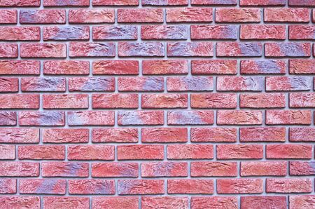 Brick backgound with blue tonesの写真素材