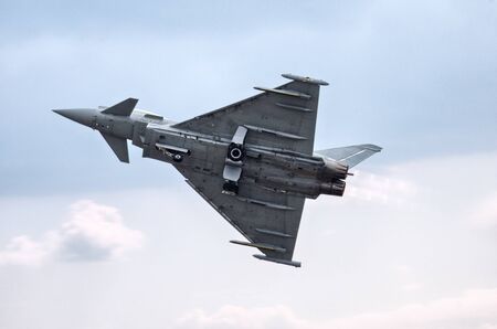 Eurofighter Typhoon on the skyのeditorial素材