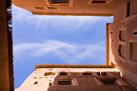 Famous kasbah Taourirt in Ouarzazate, Moroccoのeditorial素材