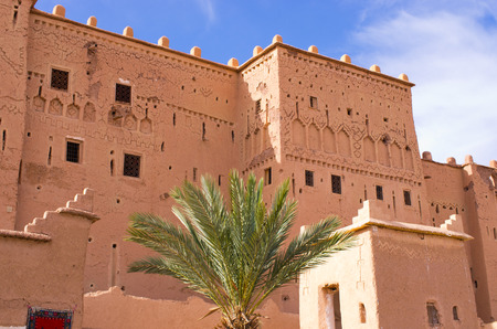 Famous kasbah Taourirt in Ouarzazate, Moroccoのeditorial素材
