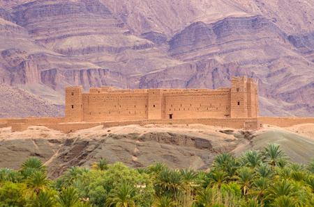 Famous kasbah Oulad in Moroccoのeditorial素材