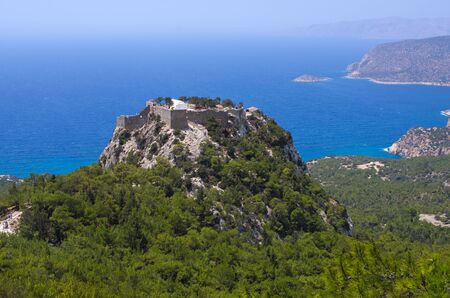 Castle of Monolithos, Rhodes island - Greeceの写真素材