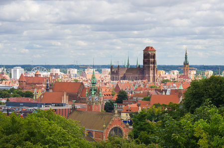 Cityscape of Gdansk in Poland