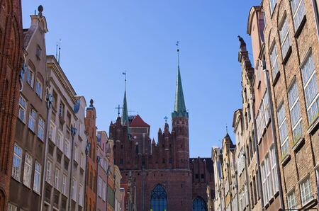Famous cathedral of Gdansk - Polandの写真素材