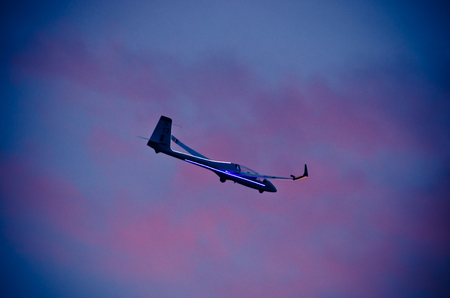 Leszno, Poland - June 18, 2016: night show on the airshow. Leszno Air Picnic 2016 is annual event...