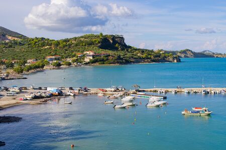 Limni Keriou bay - Zakynthos, Greeceの写真素材
