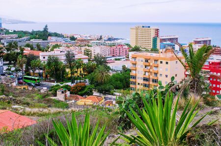 Puerto de la cruz - Tenerife, Spainの写真素材