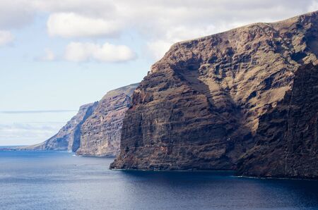 Los Gigantes cliffs on Tenerife Islandの写真素材