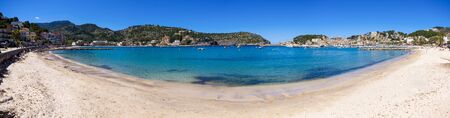 Beach in Puerto de Soller - Mallorca, Spainの写真素材