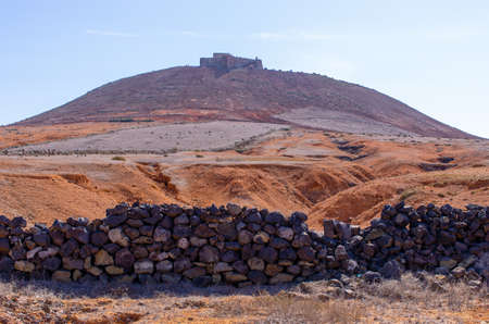 Castle in Teguise - Lanzarote, Spainの写真素材