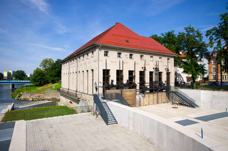 Powerplant on Nysa Klodzka river - Nysa, Polandの写真素材