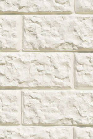 White stone wall background textureの写真素材