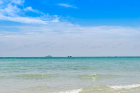 Beach and tropical sea in Thailandの写真素材