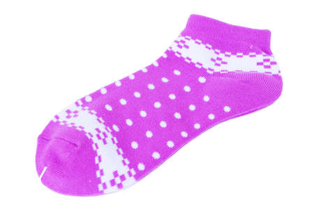 Pair of socks. Isolated on a white backgroundの写真素材