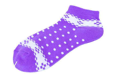 Pair of socks. Isolated on a white backgroundの写真素材
