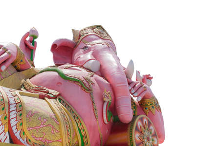 Ganesha Statue at Thailand temple, Wat Saman Chachengsaoの写真素材