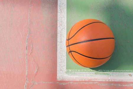 Basketball on backgroundの写真素材