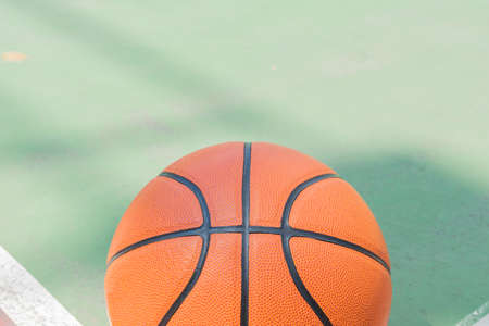 Basketball on backgroundの写真素材