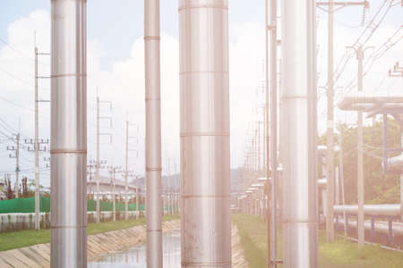 Steel pressure pipe for fuel, gas, oilの写真素材