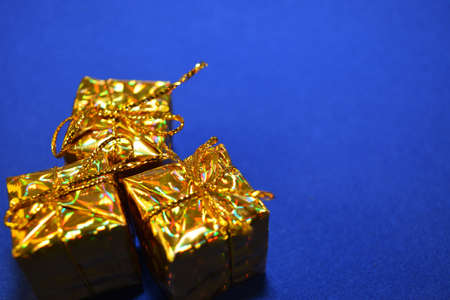 Gifts in a beautiful package for the holiday.
