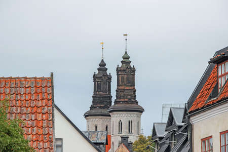 old buildings in visby sweden