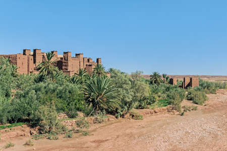 old buildings at Ait-Ben-Haddouのeditorial素材