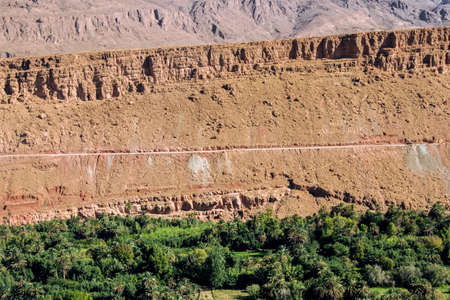 Desert Landform With Rocky Hills
