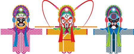 chinese opera 1のイラスト素材