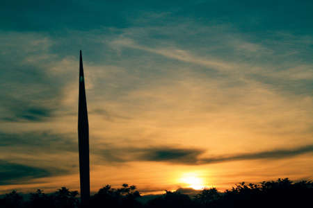 beautiful sunsetの写真素材