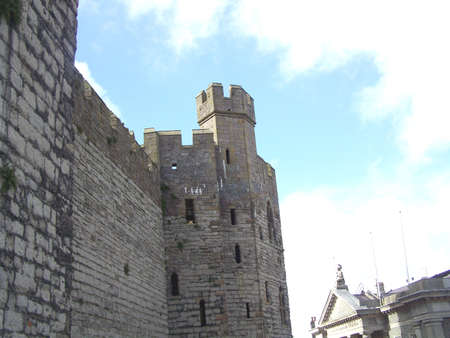 caernarfon castle, の写真素材
