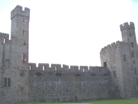 caernarfon castle. 