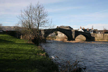 Llanwrst stone bridge.