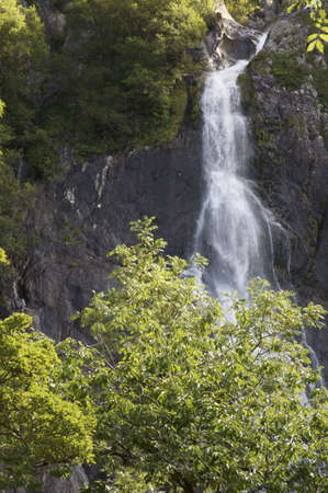 Aber falls. Rhaeadr fawr.の写真素材