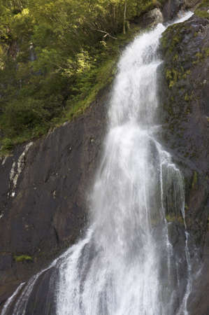 Aber falls. Rhaeadr fawr. Waterfallの写真素材