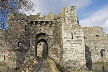 Beaumaris castle. Built by king Edward the first in the thirteenth century. 