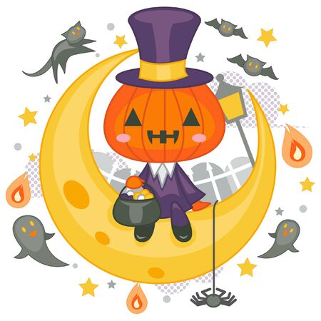 pumpkin boyのイラスト素材