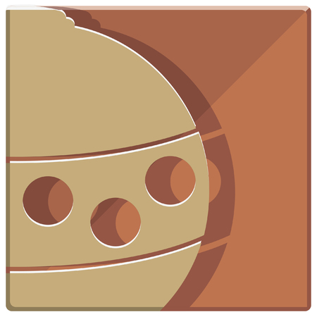christmas ball simple iconのイラスト素材