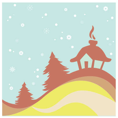 christmas wallpaperのイラスト素材