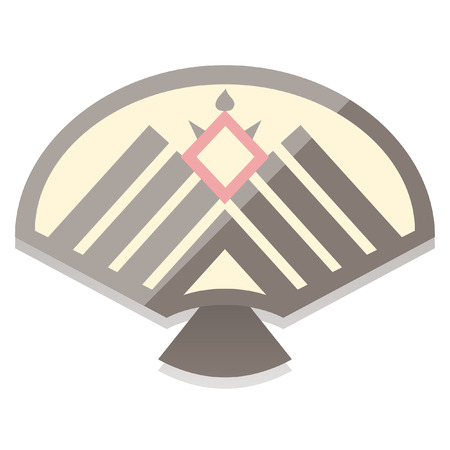 Cute Glossy Japanese New Year iconのイラスト素材