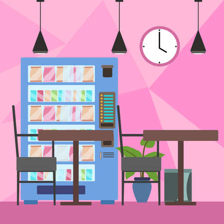 Office interior vector illustrationのイラスト素材