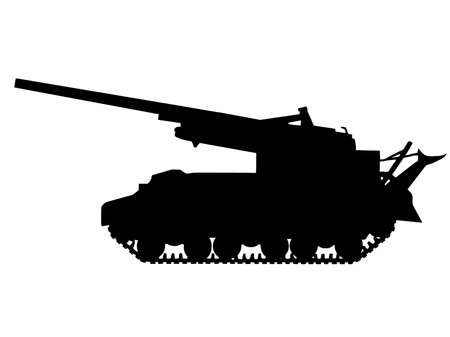 WW2 Series - American M40 155mm self propelled gun
のイラスト素材