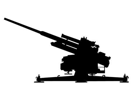 WW2 Series - German 10.5-cm Flak 38 anti aircraft gun
のイラスト素材